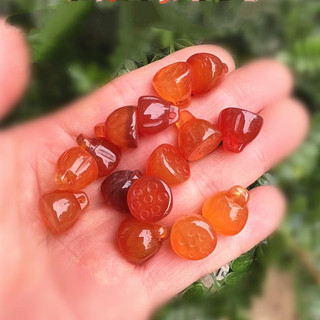 Trắng chalcedony mã não đỏ nhỏ sen mặt dây chuyền mặt dây chuyền ngọc trang sức ngọc bích quà tặng tua rua phụ kiện
