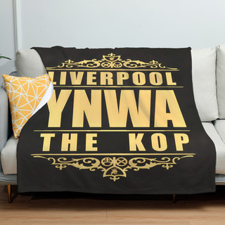 Chăn nỉ Flannel Liverpool FC in logo một mặt, dùng điều hòa, phù hợp sofa, văn phòng, tặng gia đình