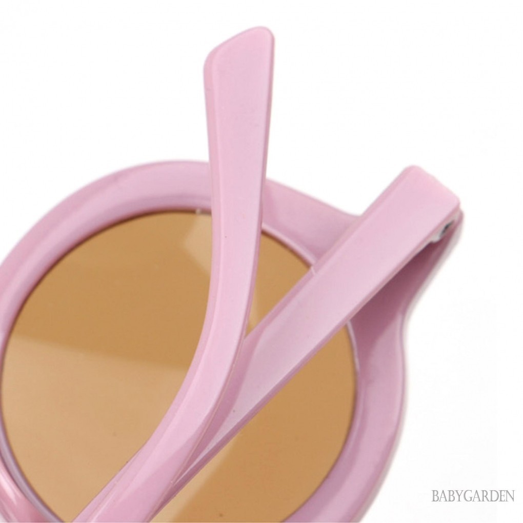 Kính râm BAGA-Kids Retro Giải trí Kính tròn chống tia cực tím Kính mắt