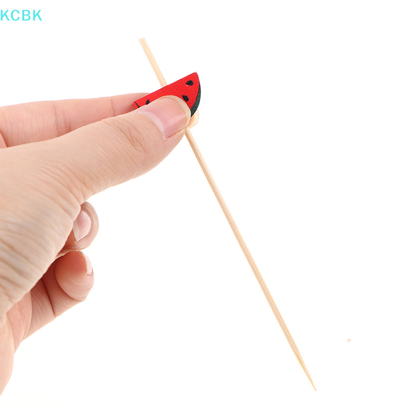 [Kc] 50 / 100 Cái Nĩa Trái Cây Dùng Một Lần Sáng Tạo Thanh Tre Đa Phong Cách Cho Món Tráng Miệng BBQ Sandwich Thức Ăn Nĩa Trang Trí Bàn Đồ Dùng [BK]