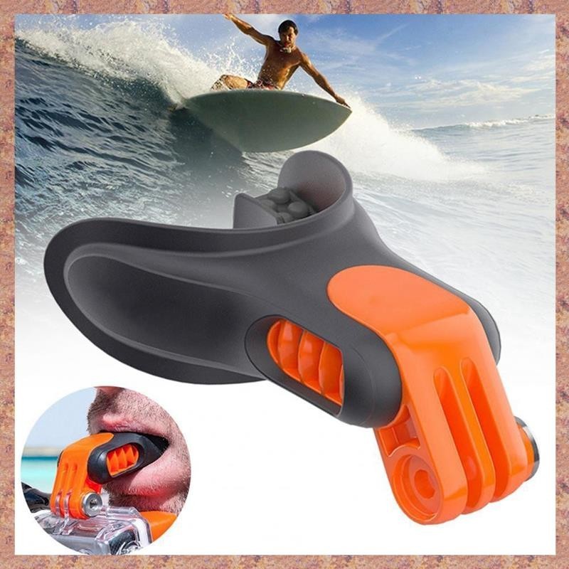 Mouth Mount Conspicious Phụ kiện máy ảnh di động Lướt sóng Miệng Cắn cho máy ảnh hành động GoPro Hero 7 / 6 / 5 (R F C V)