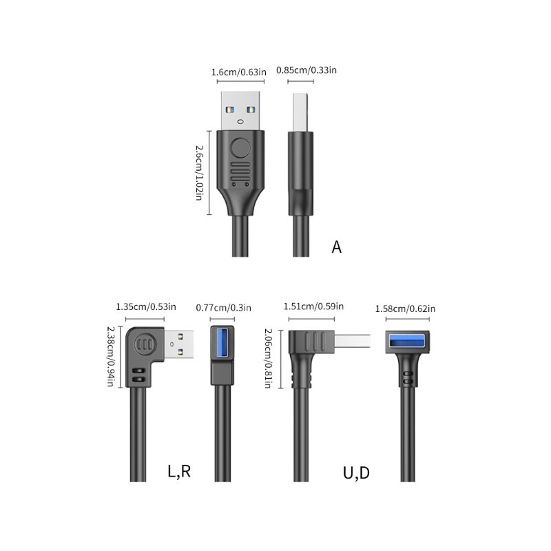 Cáp nối dài Fol USB3 0 Dây truyền dữ liệu 5Gbps có chìa khóa chuyển đổi nguồn