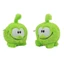 Đồ chơi ếch YOLOGO, Đồ chơi nhồi bông cắt trái cây xanh, Phim hoạt hình Om Nom Hot Game 20cm Búp bê động vật nhồi bông Kid