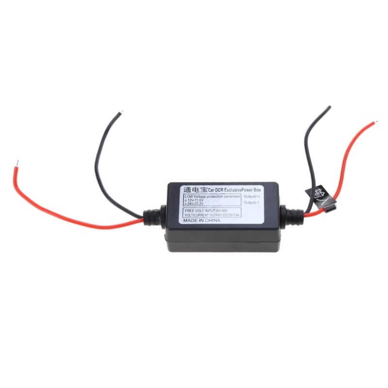 Pealike 24V đến 12V Bộ chuyển đổi bước xuống Bộ giảm tốc Bộ điều chỉnh 1 5A cho ô tô ô tô Ô tô Thuyền Hệ thống xe tải Mô-đun cho ô tô
