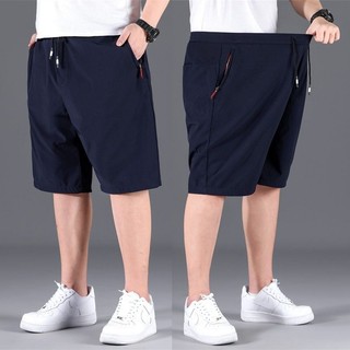 [Plus Size] 8XL Nam Chạy Nhanh Khô Thường Ngày Mùa Hè Mỏng Oversize Quần Short Thẳng