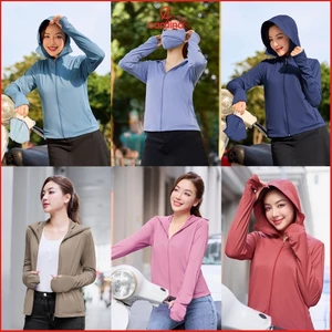 Áo chống nắng nữ CARDINA 2 lớp gấu suôg với CN cool max chống tia UV tia cực tím 4NHF02