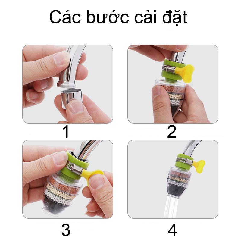 Đầu Lọc Nước Tại Vòi Tiện Lợi FETA