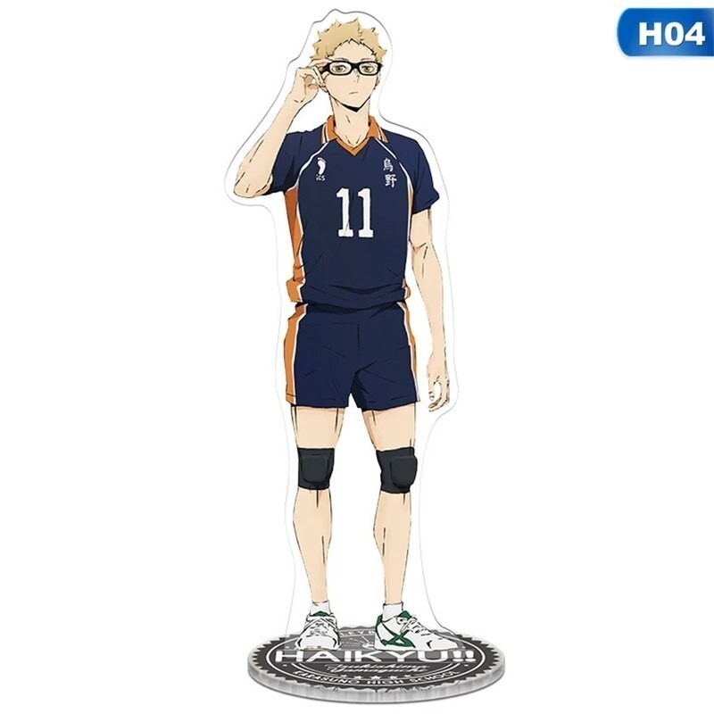 Mô hình Standee Haikyuu Hinata Shoyo Tobio Kenma Kuroo Akaashi Kotaro Kei Yaku 8 Phụ kiện trang trí để bàn góc học tập