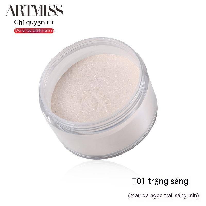 ArtmissLoosePowderChốngThấmNướcKiểmSoátDầuCốĐịnhBộtLâuDàiKhôngTháoRờiBộtời Bột Tinh Tế Bột Ngủ Tốt