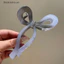 Thi Đơn Giản Nhiều Màu Sắc Đa Năng Rỗng Streamer Nơ Nhựa Vuốt Tóc Thời Trang Phụ Kiện Tóc Cho Nữ Bé Gái Sinh Nhật Quà Tặng Nhỏ VN
