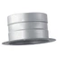 Ống thẳng kim loại GAVESTO, mặt bích kết nối ống sắt mạ kẽm 3 / 4 / 5 / 6 / 8 inch, mặt bích gia đình Thông gió sưởi ấm Hệ thống HVAC