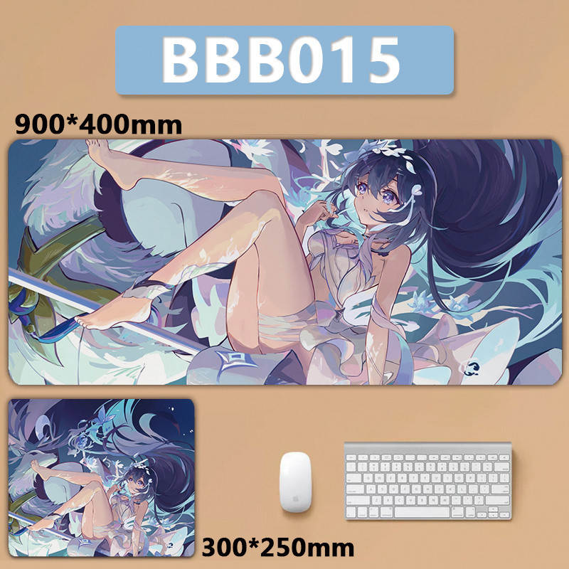 90x40cm Honkai Star Rail Honkai Impact 3rd Seeleei XXL Lớn Mousepad Bàn Phím Miếng Lót Chuột Miếng Lót
