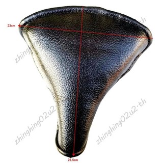 Vintage Giả Da Xe Đạp Yên Đinh Tán Sprung Mùa Xuân Xe Đạp Đi Xe Đạp Đệm Ghế Màu Đen Cho Xe Đạp Đường Bộ MTB