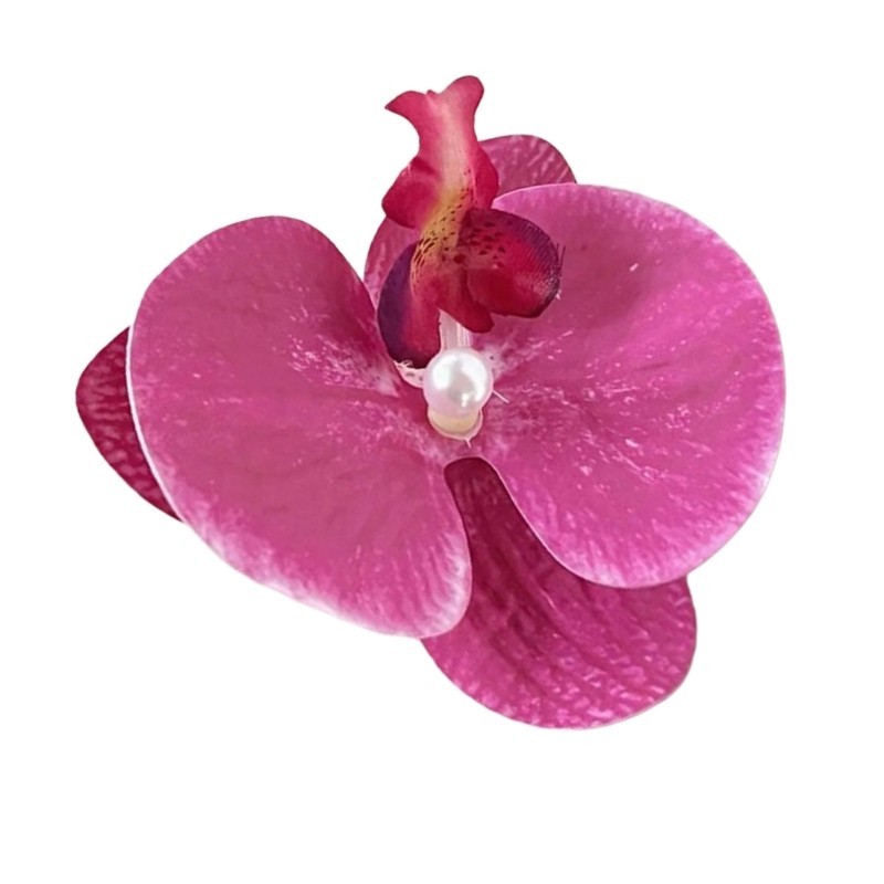 Barrette hoa lớn acrylic - Kẹp tóc ngọt ngào và độc đáo