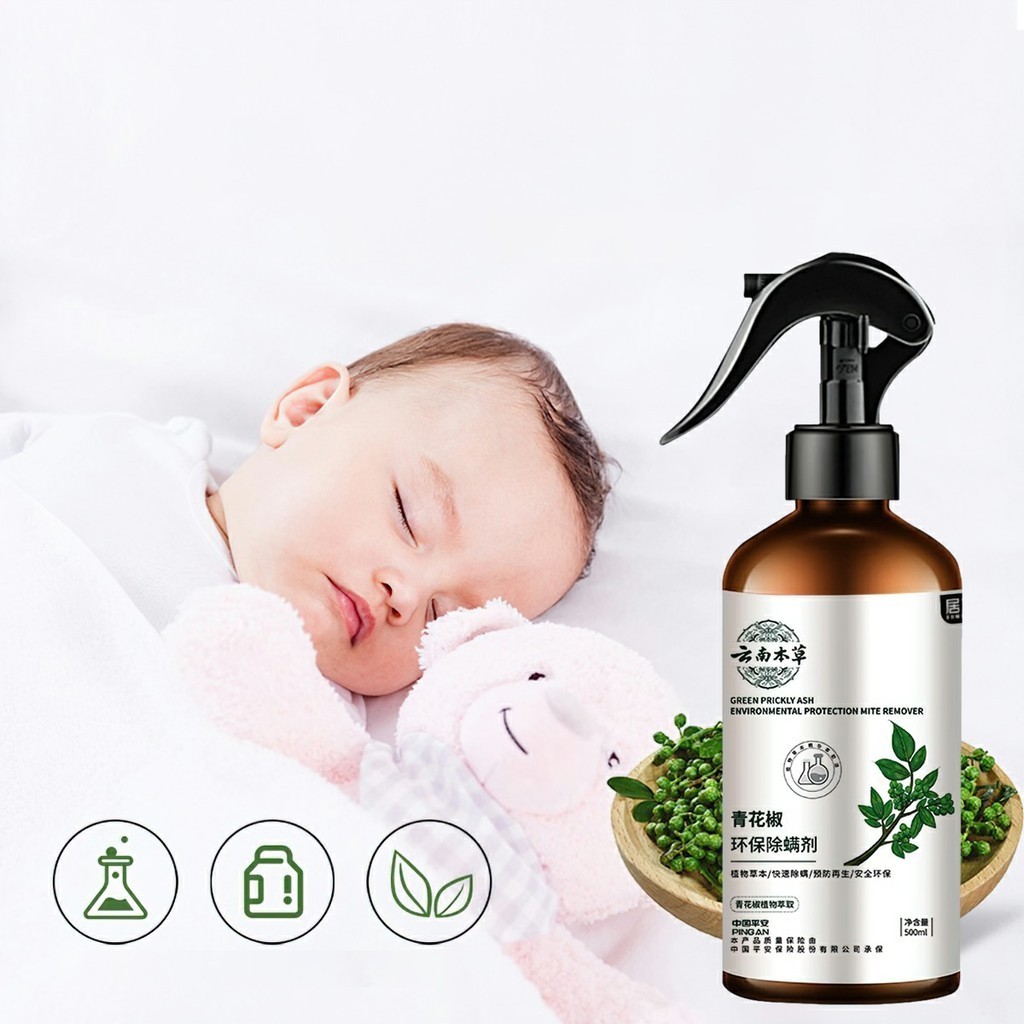 Bình Xịt Thảo Dược Diệt Côn Trùng, Bọ Chét, Rệp Giường, Mạt Giường, Ve, Rận 500ml FETA