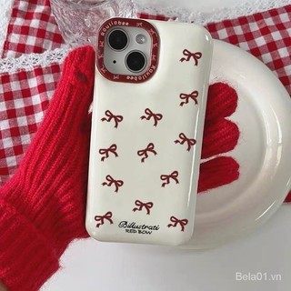 Ốp Điện Thoại Thích Hợp Cho iPhone Nơ Nhỏ 15 / 14 / 13promax Vỏ Điện Thoại 12 / 11pro Vỏ Mềm xr / xs Bao Gồm Tất Cả 7 / 8plus Vỏ Bảo Vệ L0NU