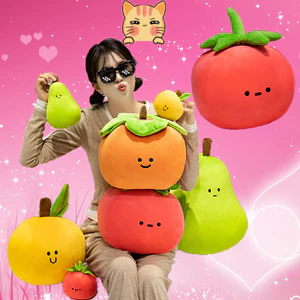 Đồ chơi sang trọng trái cây Mô phỏng dễ thương Búp bê trái cây Apple, cà chua, hoa hồng, lê, quà tặng búp bê cam Quà tặng trẻ em, Quà tặng sinh nhật bạn gái