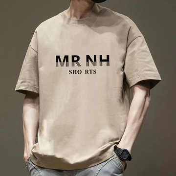 🍒 ❈ ❈ ❈ Áo thun nam Mùa hè mới áo thun cổ tròn nam Quần áo thường ngày Áo thun nam tay ngắn dáng rộng in hoạt hình áo thun nam thời trang Quần áo nam