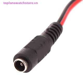 Toplanswatchstore 5 Chiếc Điện Nam Nữ Cáp 12V Cắm Adapter Đầu Nối Cáp Cho Camera Quan Sát Cắm 5.5 * 2.1mm VN