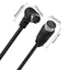Cáp S-Video JUIC, Nam Đến Nữ Nhiều Kích Cỡ Cáp Mini DIN 9 Chân, 2025 90 Độ Uốn Cong Di Động PVC Mini DIN Bộ Chuyển Đổi Mở Rộng Set-Top Box