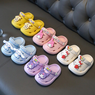 Phiên Bản Hàn Quốc Sanrio Lỗ Giày Trẻ Em Dép Hoạt Hình Dép Trẻ Em Dép Đi Biển Dép Giày Sân Vườn Dép Trong Nhà