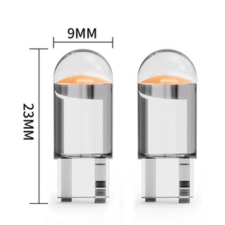 Lookshow 2 Chiếc T10 W5W Kính COB LED Bóng Đèn Ô Tô Cạnh Biển Số Đèn Mái Vòm D9I2