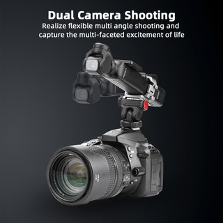 Dành Cho DJI OSMO POCKET 4 / 3 Hộp Mở Rộng Nhanh Đa Chức Năng Lạnh Giao Diện Giày Adapter Chân Đế Phụ Kiện Máy Ảnh