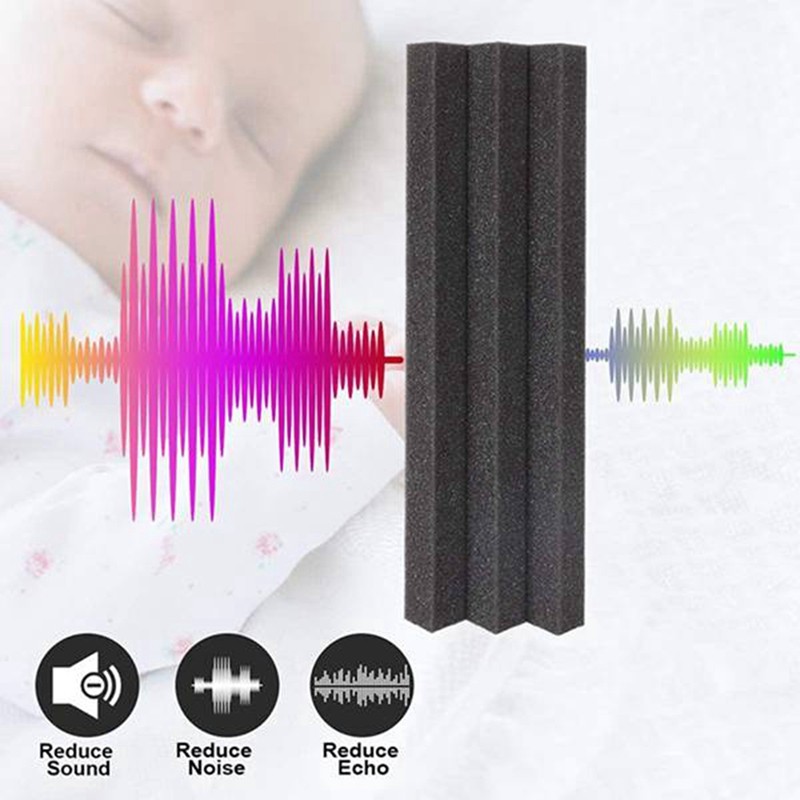 12 Tấm Cách Âm Bẫy Góc Studio Bọt Cách Âm Miếng Lót Tường Bảng Góc Cho Phòng Thu Hoặc Nhà Hát