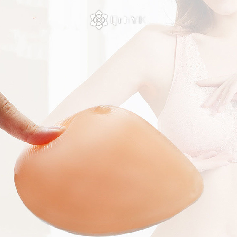 Qrhyk Thực Tế Giả Ngực Silicon Hình Dạng Vú Giả Ngực Cho Crossdresser Trang Phục Cosplay Mới