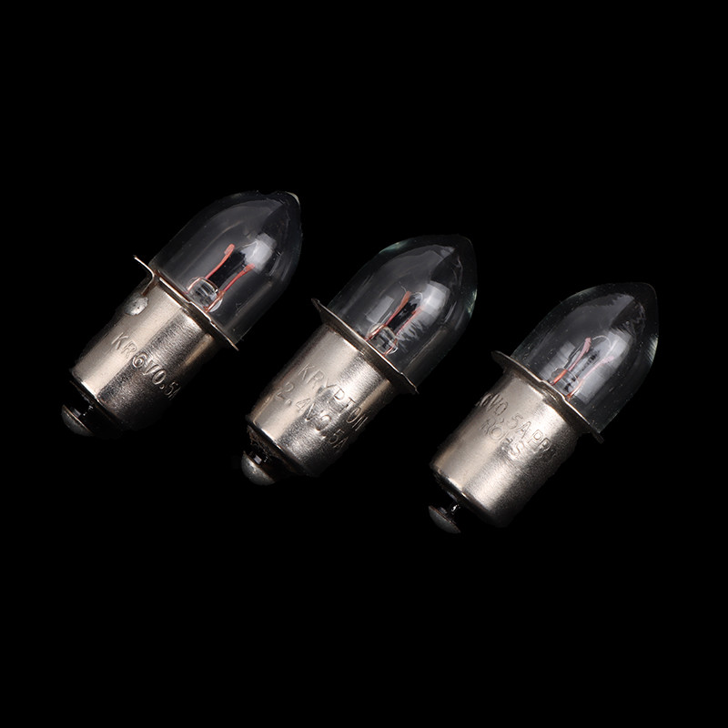Xoitop P13.5S Bóng Đèn Thay Thế 2.4V–7.2V 0.4A–0.75A Đế Phong Cách Cũ, Đèn Pin, Đèn Làm Việc VN