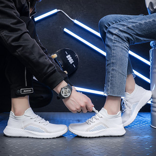 Giày thể thao Unisex Giày thể thao phong cách Hàn Quốc có khả năng hấp thụ mồ hôi Giày nam Còn hàng Miễn phí vận chuyển