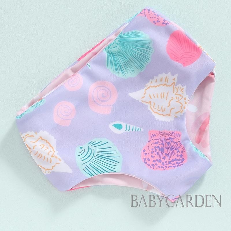 / / 0-3 Tuổi Bé Gái 3 Mảnh Đồ Bơi Vỏ In Áo Quần Short Mũ Chống Nắng Tắm Đồ Bơi