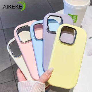 Tương Thích Cho Vivo V29 Pro V27 V20 Pro V23 V21S V21 4G 5G V15 IQOO 11 10 Pro 5G Z5 Neo 5 SE Cover Macaron Girl Ốp Lưng Camera Dễ Thương Túi Khí Chất Lỏng Mềm Vỏ Điện Thoại Chống Sốc