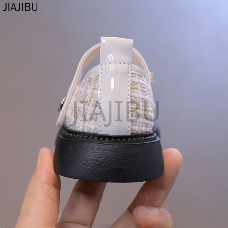 Fashion Kids Shoes Giày Trẻ Em Thời Trang Giày Lolita Mũi Tròn Màu Đen Cho Bé Gái Giày Công Chúa Nơ Xinh Xắn Children's Doll Shoes Giày Da Khối Màu Đen Trắng Korean Fashion Platform Mary Jane Shoes Giày Đi Học Anti-slip Cosplay Baby Shoes Giày Khiêu Vũ
