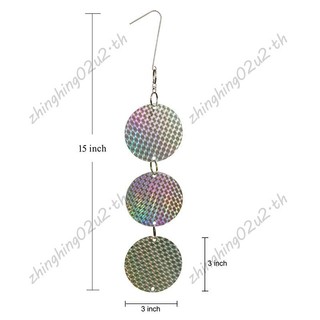 24 Cái / bộ Đĩa đuổi chim Thiết bị treo phản quang để giữ chim đi như chim gõ kiến cho chim bồ câu Chim gõ kiến