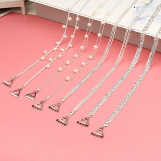 Dây đeo áo ngực POCKETN kim loại đính đá, điều chỉnh được, giảm trượt