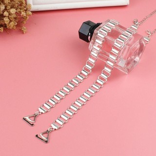 Dây đeo áo ngực Metalwrk kim loại chống trượt, điều chỉnh được, trang trí kim cương giả