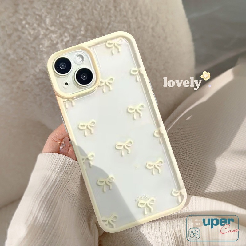 Ốp Mềm Màu Kẹo Trong Suốt Nơ Ngọt Ngào Cho Vivo Y17s Y100 Y17 Y18 Y03 Y15 Y21 Y15s Y11 Y18E Y20 Y28 Y36 Y22 Y02 Y20i Y21T Y35 Y27 Y91C Y21S Y16 Y91 Y93 Y33T Y33S Y20S Y12 Y15A Y12S