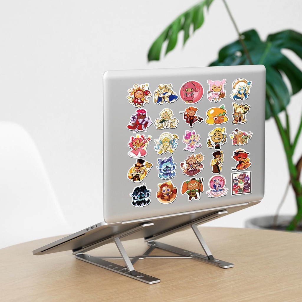 Cookie Run Kingdom Miếng Dán 50 Chiếc Pvc Note Dán Sổ Tay Dán Văn Phòng Phẩm Trò Chơi Ngoại Vi saixit2vn