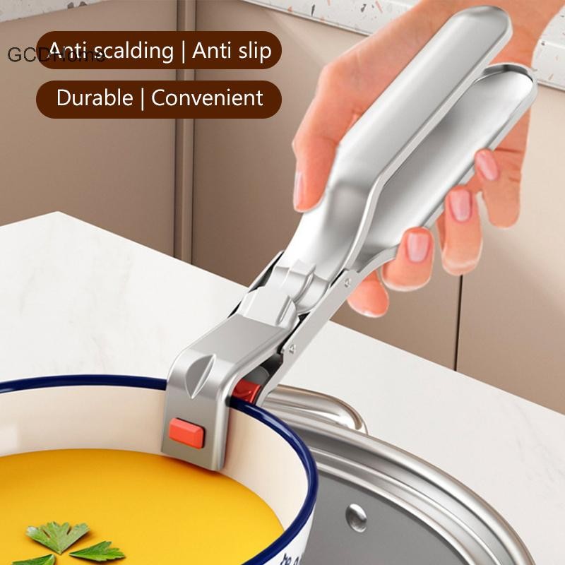 Gcdhome Chống bỏng Kẹp Bát Nóng Giá Đỡ Món Ăn Kẹp Nồi Chảo Kẹp Đĩa Nóng Bát Nâng Retriever Lưỡi Đồ Dùng Nhà Bếp HOT