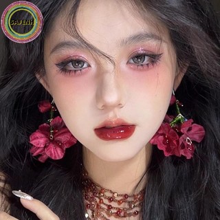 Safenh Lãng Mạn Retro Phóng Đại Hoa Hồng Đỏ Thả Bông Tai Nữ Bầu Không Khí Mô Phỏng Hoa Kỳ Nghỉ Tính Khí Bông Tai VN