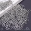 Phụ kiện DIY, Nhẫn đơn bằng thép không gỉ, Nhẫn chia đôi,