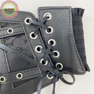 Safenh Thời Trang Co Giãn Ren Corset Thắt Lưng Nữ Bé Gái Co Giãn Rộng Cummerbunds Nữ Goth Punk Đầm Corset Thắt Lưng Quà Tặng VN