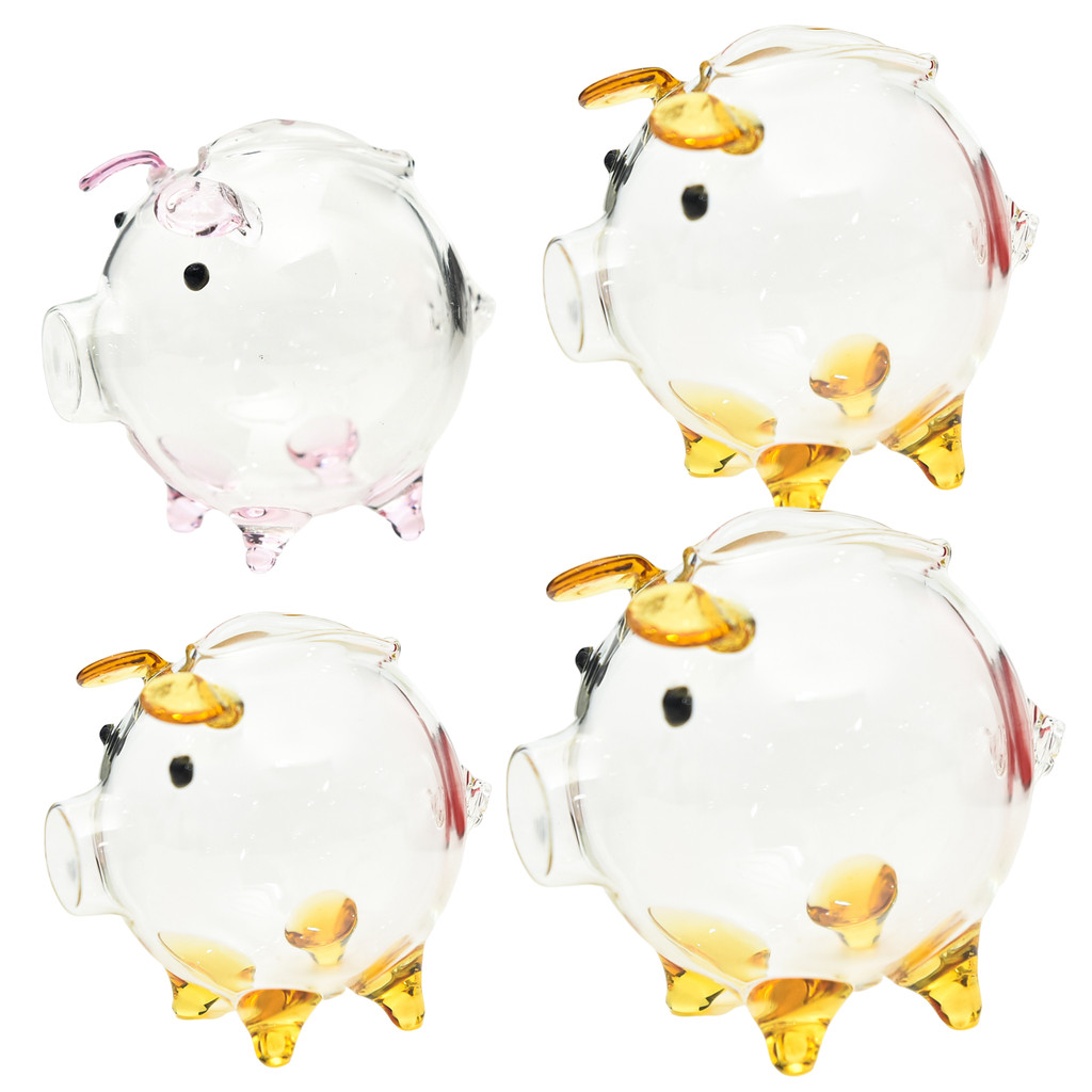 Dễ Thương Lợn Tiết Kiệm Bình Mini Trong Suốt Thủy Tinh Heo Đất Mới Lạ Ngân Hàng Cho Trẻ Em Sinh Nhật Và Trang Trí Phòng Ngủ Phòng Khách Phòng Ăn sonlekvn