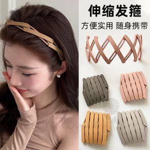 Băng đô có thể thu vào du lịch có thể gập lại để rửa mặt