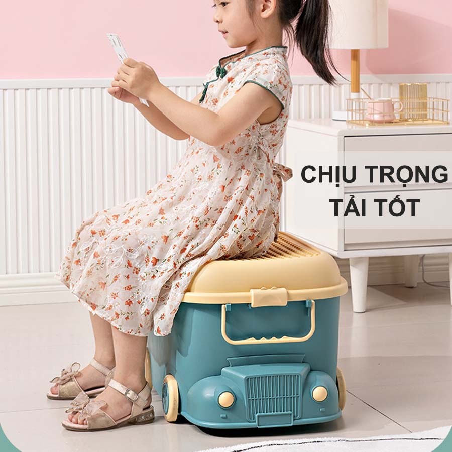 Thùng Đựng Đồ Chơi Enoda Home Size Lớn Có Bánh Xe Đựng Đồ Tiện Lợi Q013