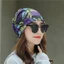 Mũ Turban Nữ YRBWD, Mũ Chui Đầu Mỏng In Hình Thoáng Khí, Đầu Quấn Cổ Che Chemo Cap