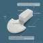 Tay cầm nắp bọc ghế ZENZON, Tay cầm nâng ghế vệ sinh bằng nhựa màu trắng, Giá đỡ Closestool Chống bẩn Thiết bị nâng nhà vệ sinh di động Du lịch