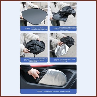 Tấm Che Nắng Kính Chắn Gió Ô Tô 240T, phản quang, cách nhiệt, có thể gập lại, bảo vệ khỏi tia UV