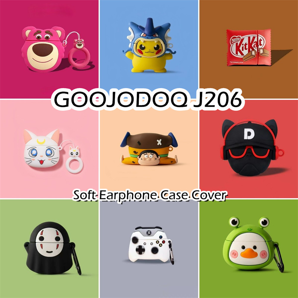 GOOJODOQ [Ngôi sao tương lai] Dành cho Ốp lưng GOOOJDOQ J206 Dòng phim hoạt hình siêu mát Vỏ tai nghe silicon mềm Vỏ bọc NO.1